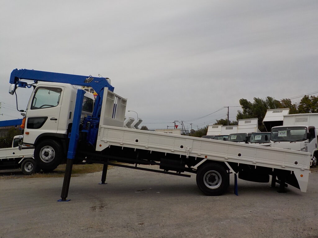 平成23年　レンジャー 4ｔ4段クレーンロングジャッキ　★ラジコン★フックイン★車検令和8年8月★