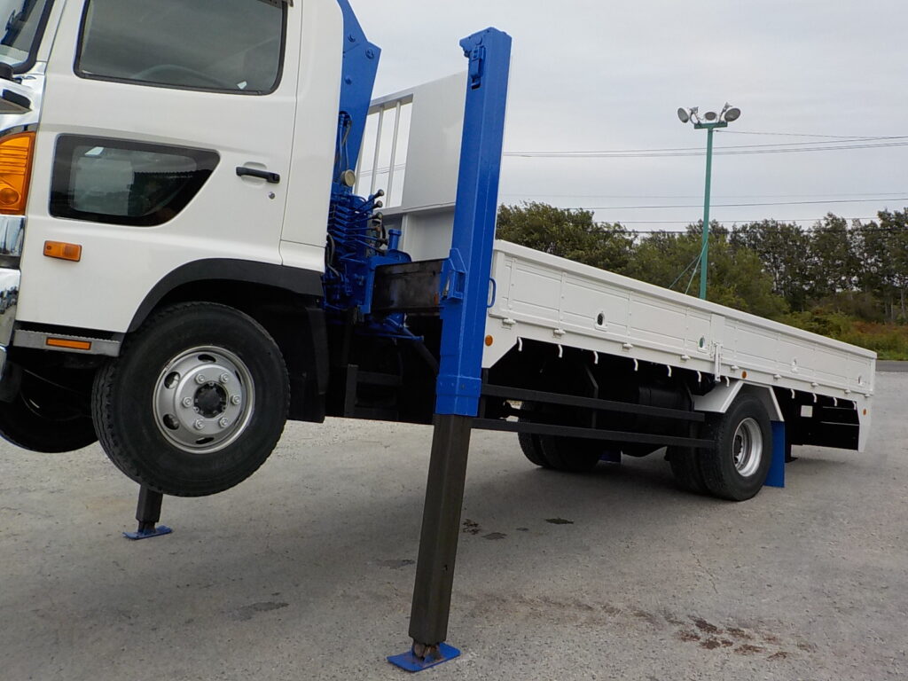 平成23年　レンジャー 4ｔ4段クレーンロングジャッキ　★ラジコン★フックイン★車検令和8年8月★