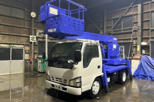 平成17年式エルフ12m高所作業車スチールバケット