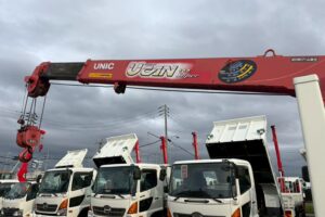 サムネイル: 平成23年　デュトロ 2t3段クレーン　RC付（車検1年付）