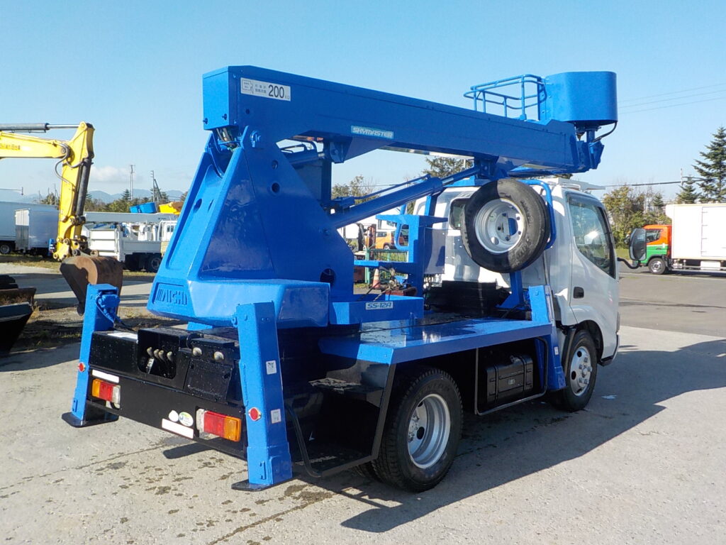 平成19年　デュトロ 11.9ｍ高所作業車　スチールバケット