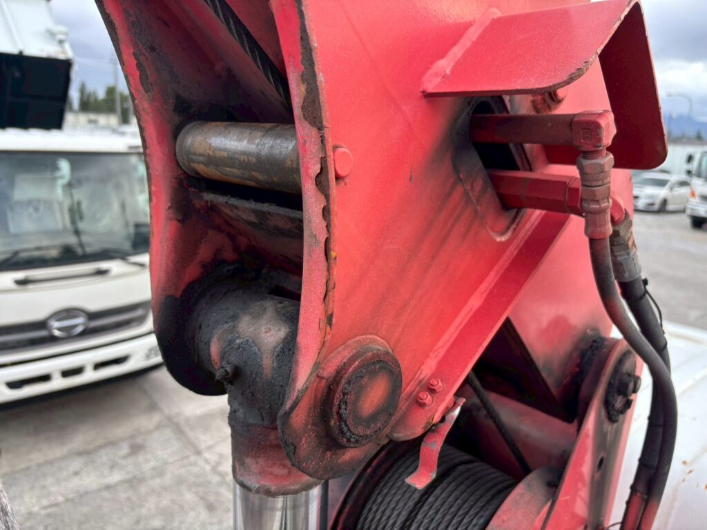 平成２３年　日野　デュトロ　２トン３段クレーン　フックイン・ラジコン付（車検1年付）