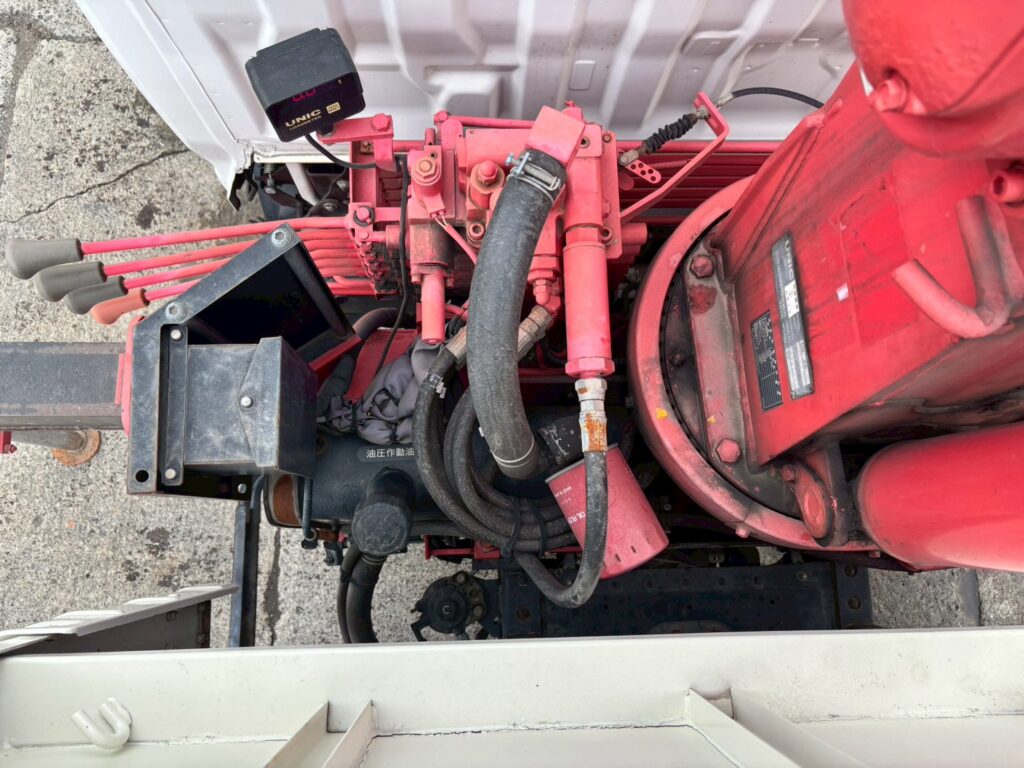 平成２３年　日野　デュトロ　２トン３段クレーン　フックイン・ラジコン付（車検1年付）