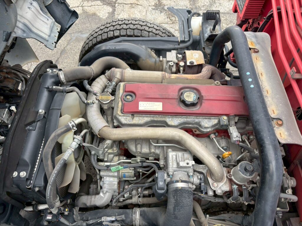 平成２３年　日野　デュトロ　２トン３段クレーン　フックイン・ラジコン付（車検1年付）