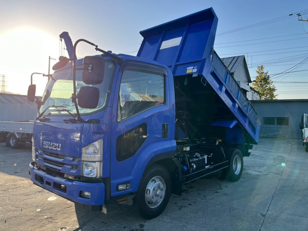 令和1年 いすゞ フォワード４ｔダンプ　コボレーン（車検１年付）