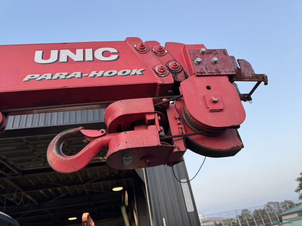 平成17年　キャンター２トン３段クレーン　ロング　ラジコン　パラフック　車検1年付