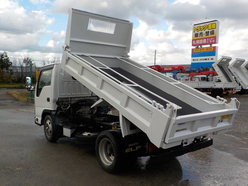 平成27年 エルフ2tダンプ 電動コボレーン
