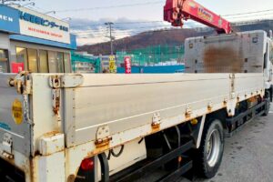 サムネイル: 平成23年式　コンドル増トンクレーン　4段ラジコン　ベッド付き　アルミアオリ