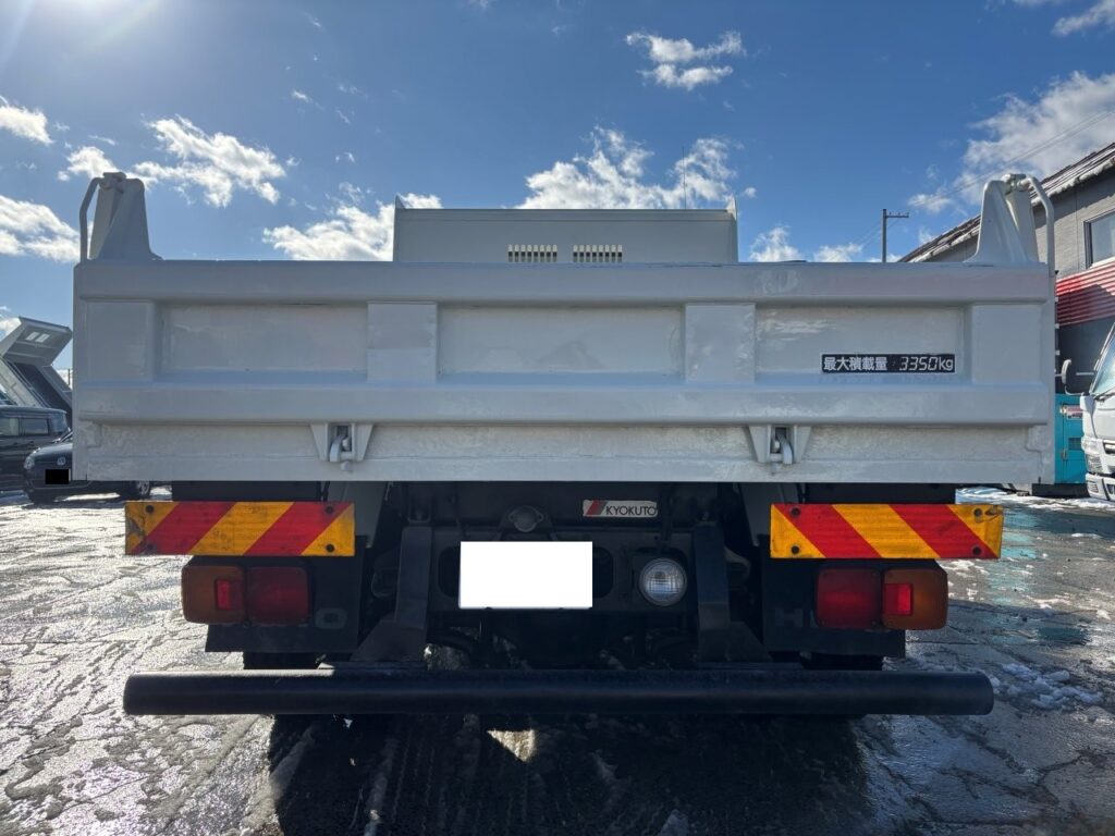 平成25年　日野　レンジャー　４トンダンプ　電動コボレーン付・荷台塗装済！（車検令和8年10月）