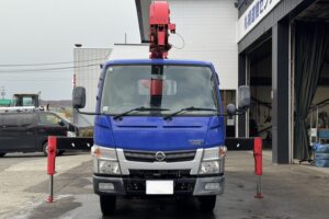 サムネイル: 平成25年　アトラス3トン4段クレーンロング ラジコン アルミアオリ 車検令和8年6月