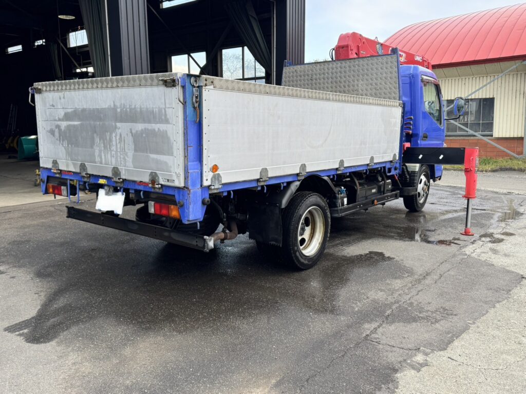 平成25年　アトラス3トン4段クレーンロング ラジコン アルミアオリ 車検令和8年6月