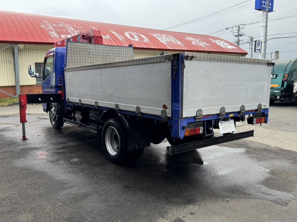 平成25年　アトラス3トン4段クレーンロング ラジコン アルミアオリ 車検令和8年6月