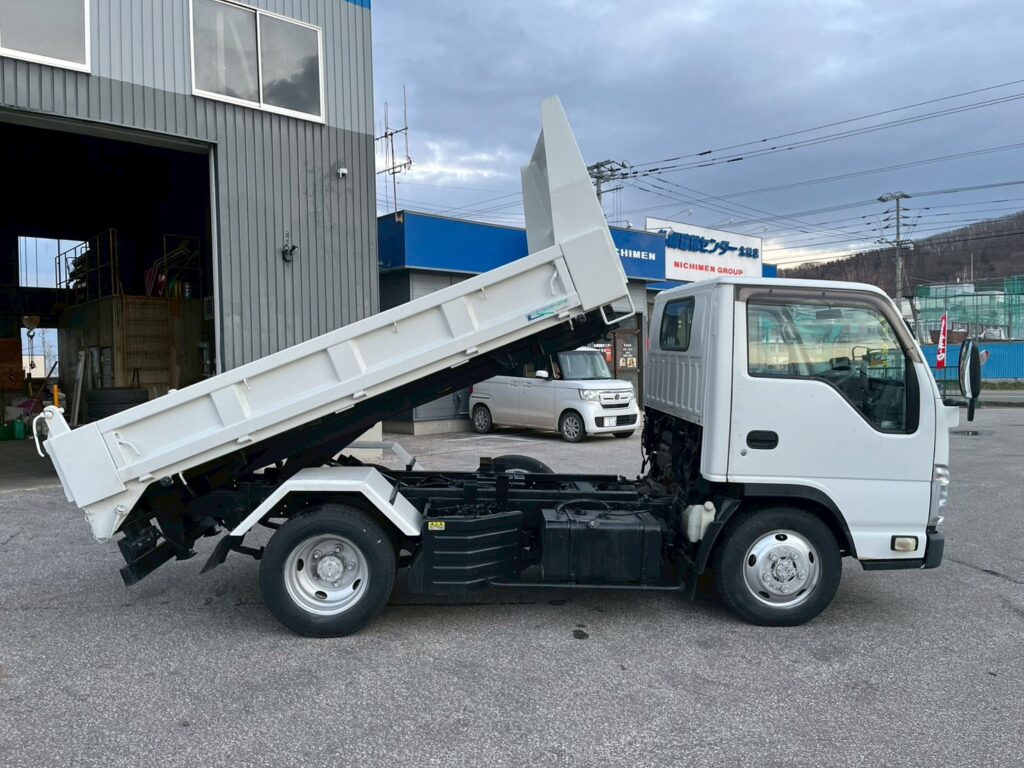 【★超希少★】平成21年式　エルフ　ローダーダンプ　４WD！　最大積載3000㎏　三方開き　