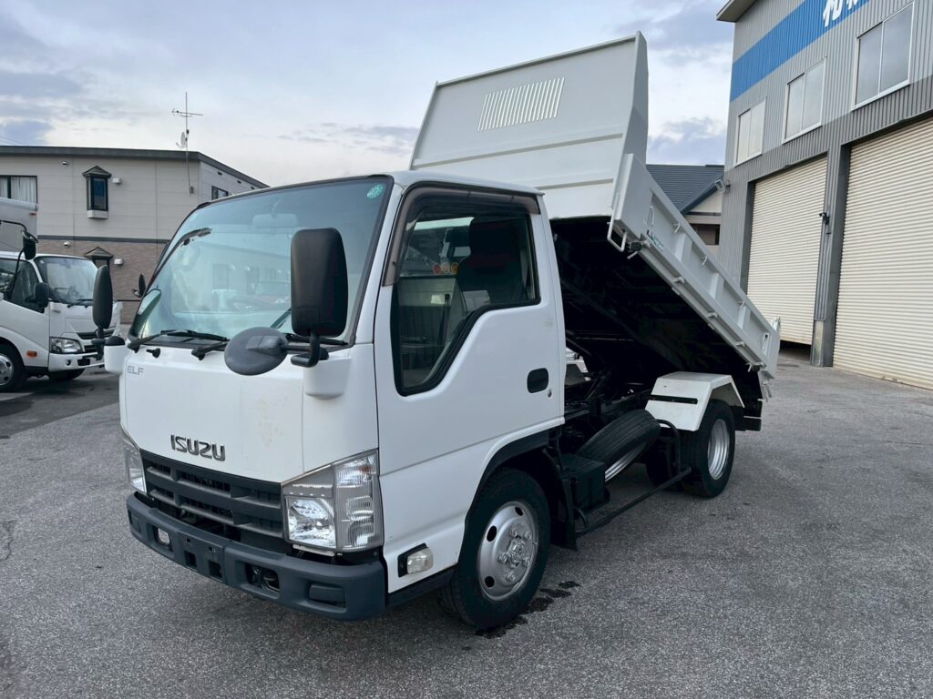 【★超希少★】平成21年式　エルフ　ローダーダンプ　４WD！　最大積載3000㎏　三方開き　