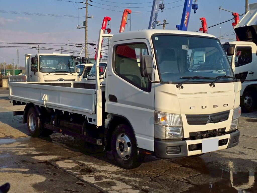 平成28年　三菱　キャンター　２トン平ロング　全低床・軽々ゲート付（車検令和8年6月）