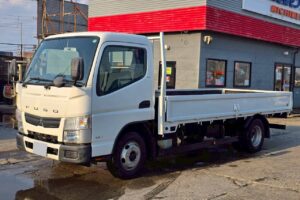 平成28年　三菱　キャンター　２トン平ロング　全低床・軽々ゲート付（車検令和8年6月）