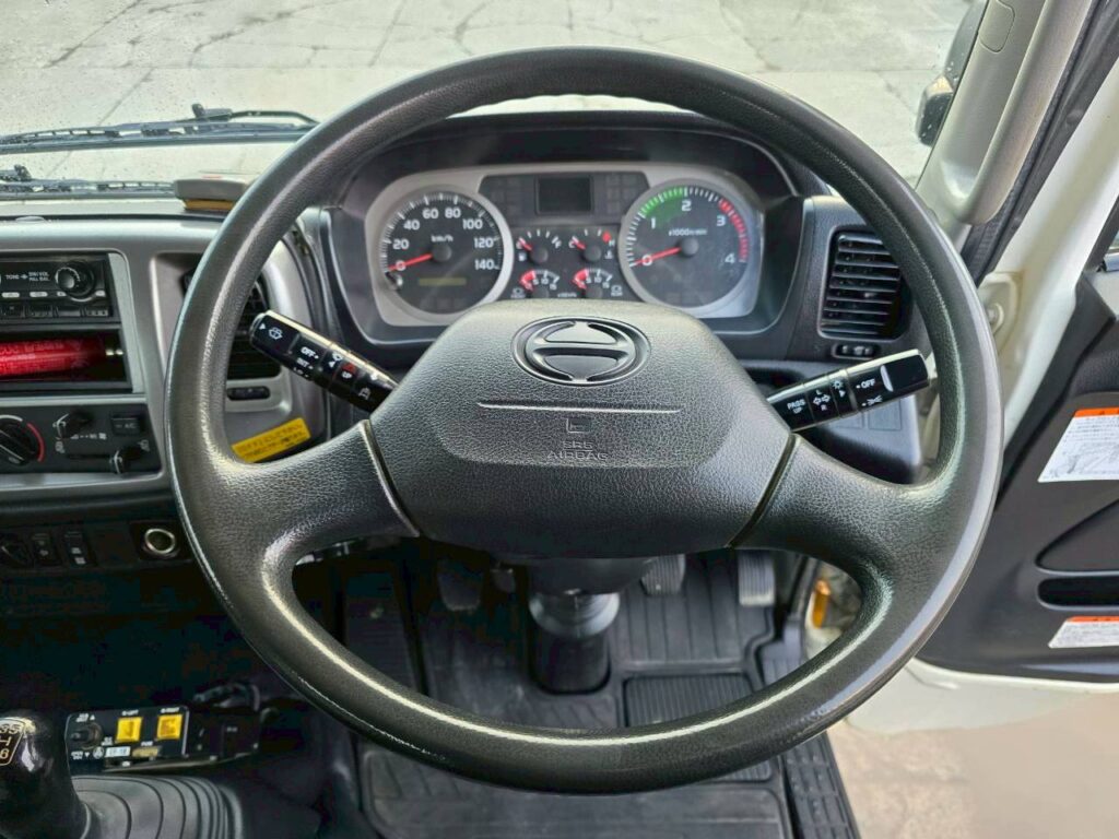 平成29年　日野　レンジャー　４トンダンプ　Ｌゲート・電動コボレーン付（車検令和８年２月）