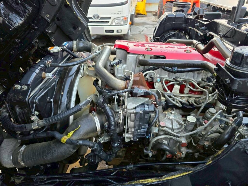 平成29年　日野　レンジャー　４トンダンプ　Ｌゲート・電動コボレーン付（車検令和８年２月）