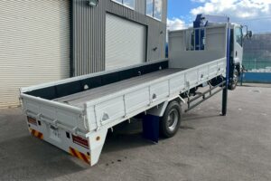 サムネイル: 平成21年　いすゞ　フォワード　４トン４段クレーン　ロングジャッキ・フックイン・ラジコン付