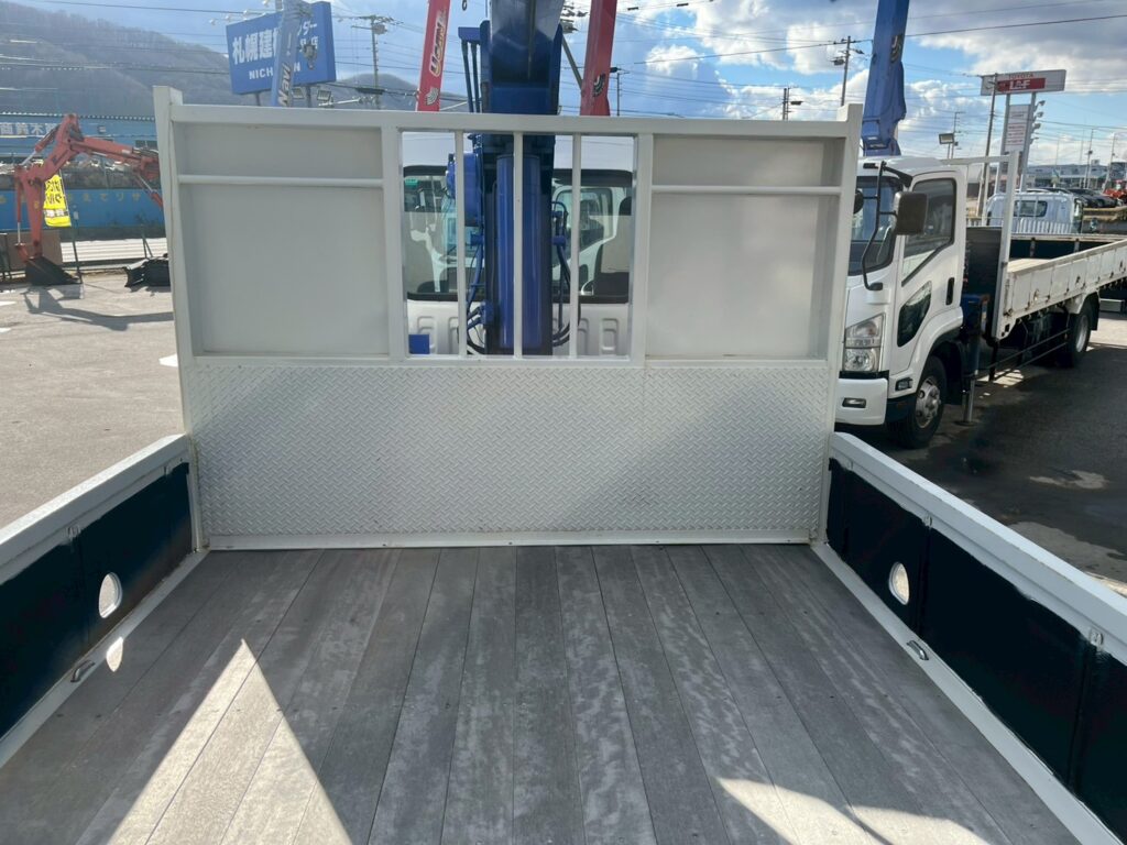 平成21年　いすゞ　フォワード　４トン４段クレーン　ロングジャッキ・フックイン・ラジコン付