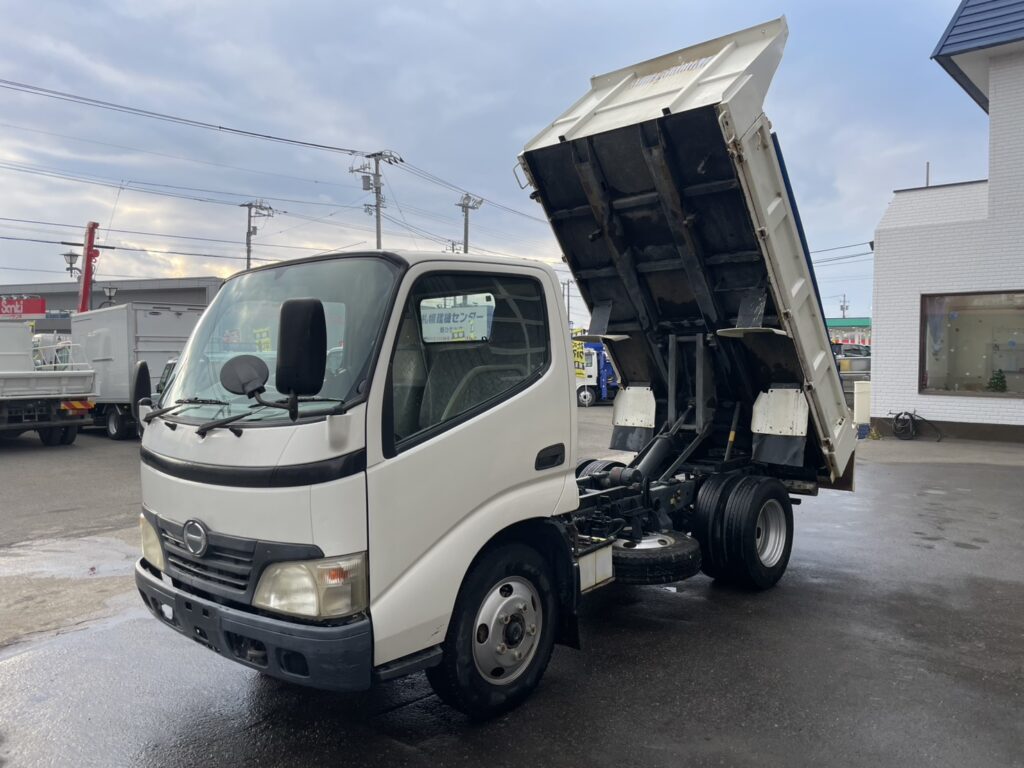 平成20年　デュトロ3トンダンプ　フル装備　5MT　車検1年付
