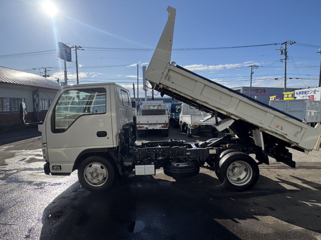 平成30年　エルフ2トン強化ダンプ　車検1年付　フル装備　特殊シフト