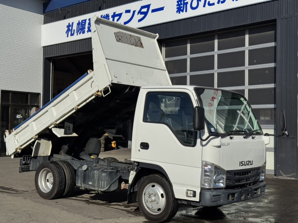 平成30年　エルフ2トン強化ダンプ　車検1年付　フル装備　特殊シフト