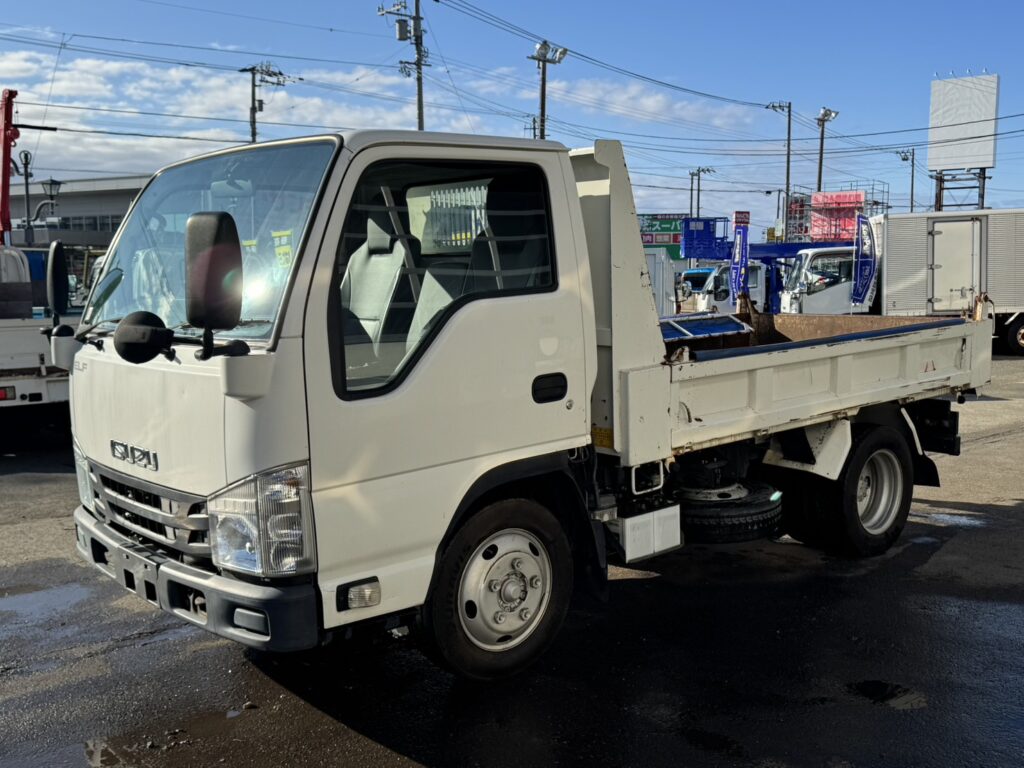 平成30年　エルフ2トン強化ダンプ　車検1年付　フル装備　特殊シフト