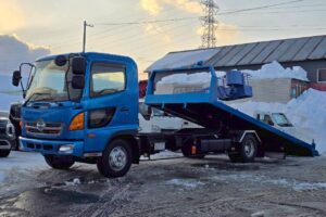 平成23年式　日野レンジャー４トンセーフティーローダー　ウィンチ＆スライド　ラジコン付き