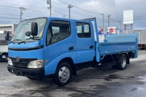 平成20年　ダイナ2トンWキャブ　ロング　垂直パワーゲート　車検1年付