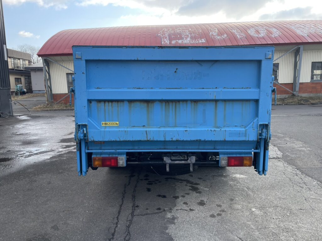 平成20年　ダイナ2トンWキャブ　ロング　垂直パワーゲート　車検1年付