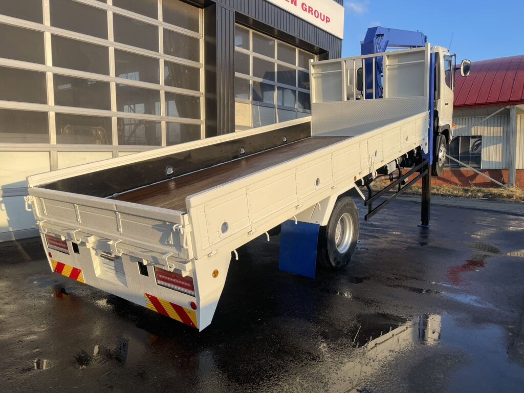 平成23年　レンジャー４トン４段クレーンロング　ロングジャッキラジコン　車検令和8年10月