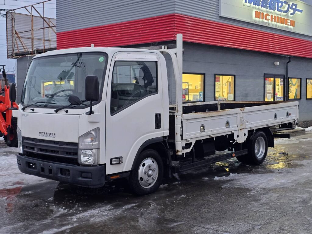 平成26年　いすゞ　エルフ　２トン平ワイドロング　5方開（車検1年付）