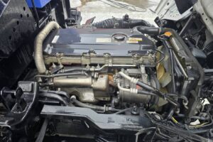 サムネイル: 平成19年　いすゞ　エルフ　12ｍ高所作業車　スチール・後方格納・張り出し不要ｱｳﾄﾘｶﾞｰ（車検2年付）