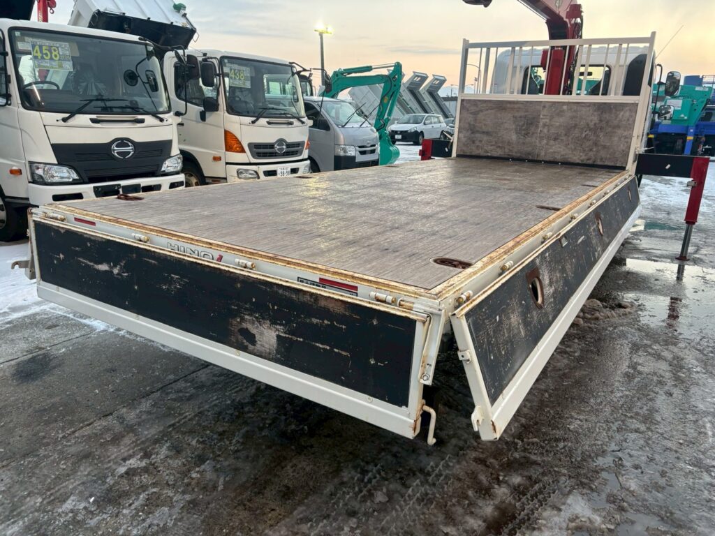 令和１年　日野　レンジャー　４トン４段クレーンロング　フックイン・ラジコン付（車検１年付）