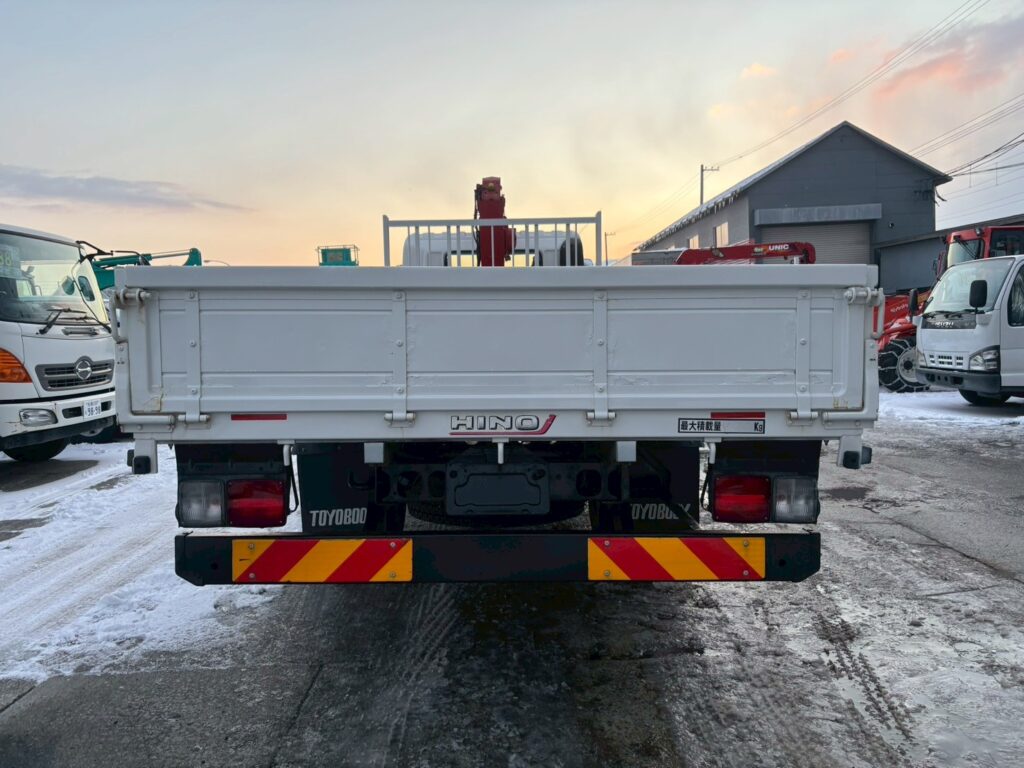 令和１年　日野　レンジャー　４トン４段クレーンロング　フックイン・ラジコン付（車検１年付）