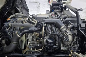 サムネイル: 平成24年　いすゞ　フォワード　４トンダンプ　Ｌゲート・電動コボレーン付（車検１年付）