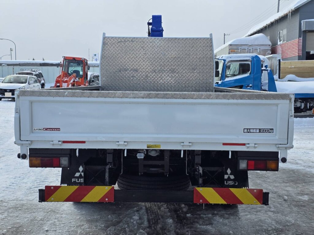 令和2年　三菱　キャンター　３トン4段クレーン　ワイド超ロング　フックイン・ラジコン・差し違い（車検1年付）