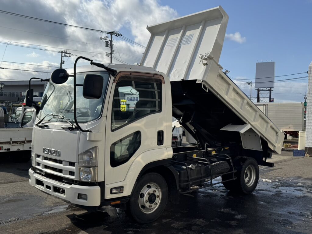 平成24年　フォワード4トンLゲートダンプ　電動コボレーン　車検1年付