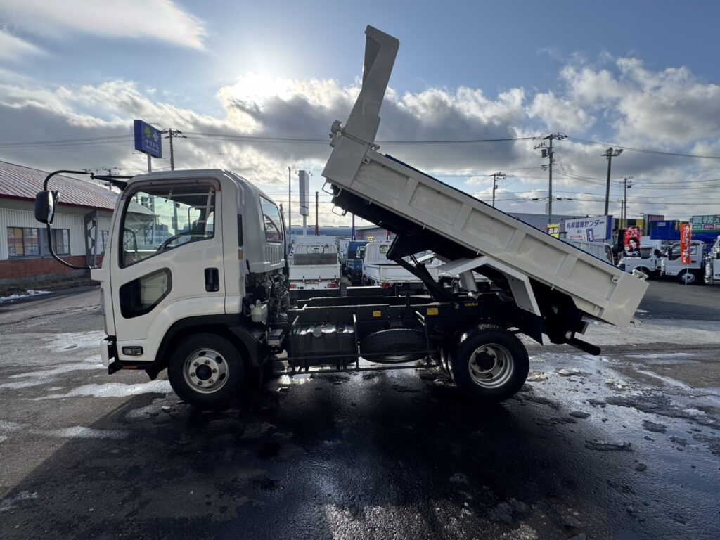 平成24年　フォワード4トンLゲートダンプ　電動コボレーン　車検1年付