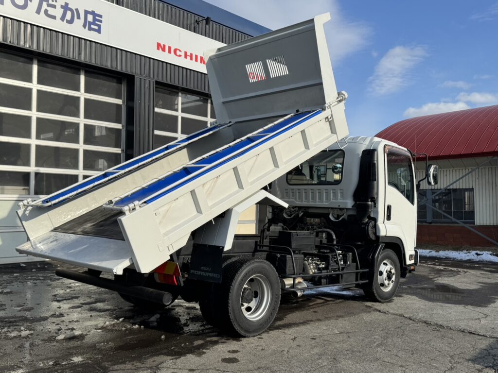 平成24年　フォワード4トンLゲートダンプ　電動コボレーン　車検1年付