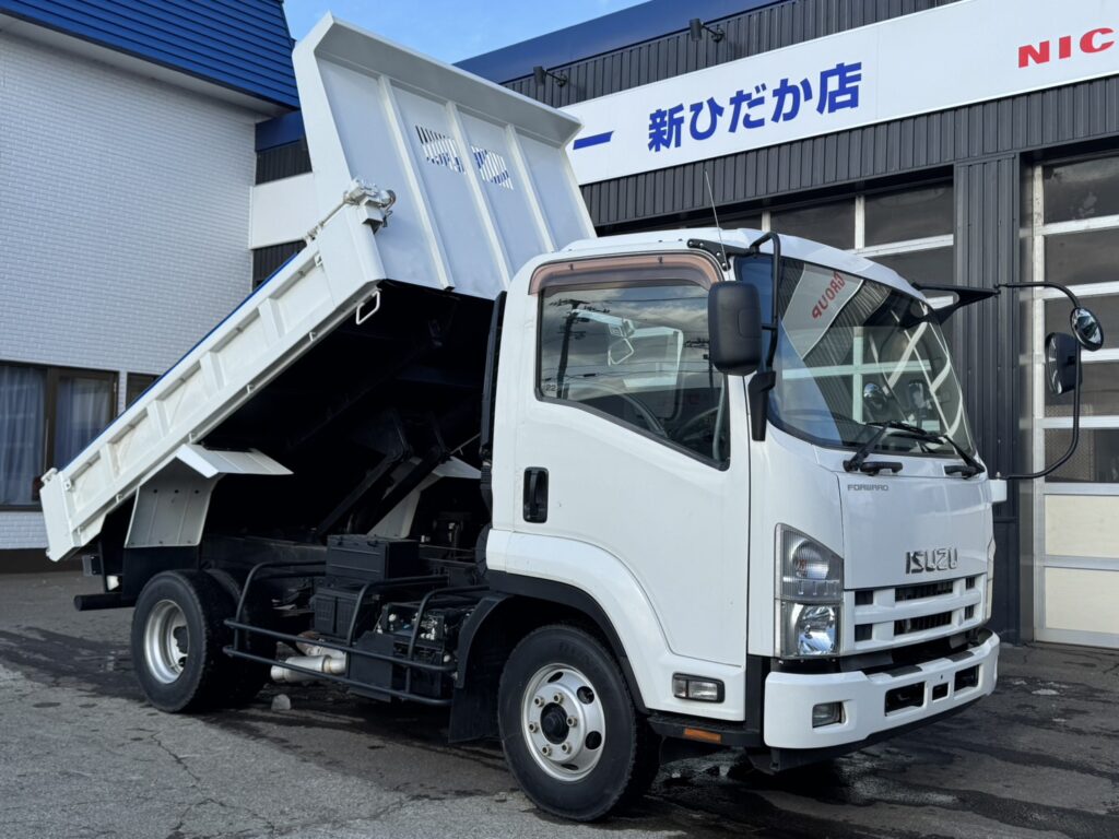 平成24年　フォワード4トンLゲートダンプ　電動コボレーン　車検1年付