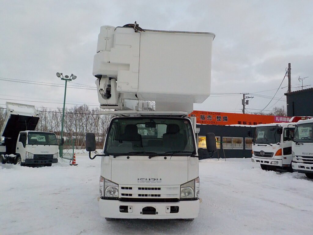 平成24年　エルフ 14.5ｍ高所作業車　★電工仕様★絶縁バケット★ウインチ★車検令和8年3月★