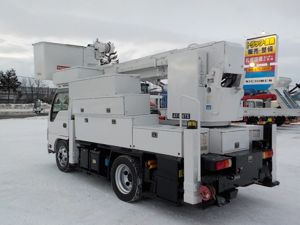 平成24年　エルフ 14.5ｍ高所作業車　★電工仕様★絶縁バケット★ウインチ★車検令和8年3月★