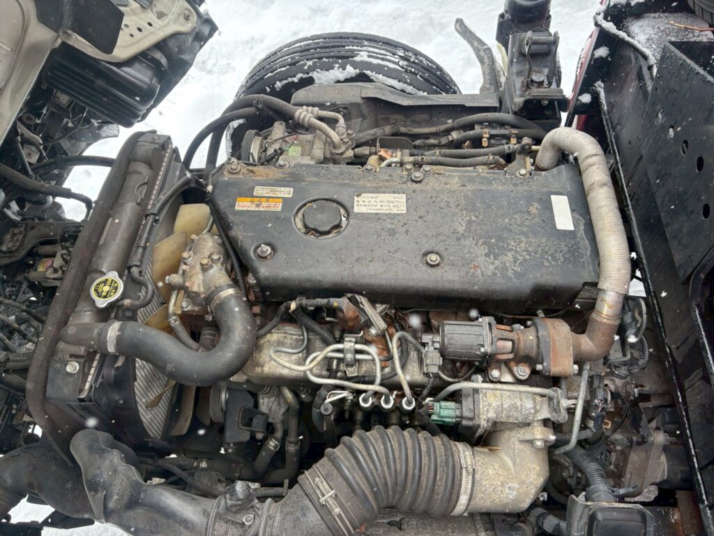 平成19年　いすゞ　エルフ　9.9ｍ高所作業車　FRPバケット　★張り出し不要アウトリガー・後方格納★（車検2年付）