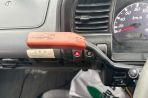 サムネイル: 平成19年　いすゞ　エルフ　9.9ｍ高所作業車　FRPバケット　★張り出し不要アウトリガー・後方格納★（車検2年付）