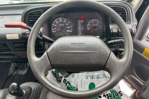 サムネイル: 平成19年　いすゞ　エルフ　9.9ｍ高所作業車　FRPバケット　★張り出し不要アウトリガー・後方格納★（車検2年付）