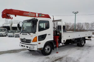 サムネイル: 平成20年　レンジャー 4ｔ4段クレーンロング　★ラジコン★フックイン★荷台内寸548㎝×211㎝★