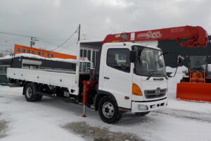 サムネイル: 平成20年　レンジャー 4ｔ4段クレーンロング　★ラジコン★フックイン★荷台内寸548㎝×211㎝★