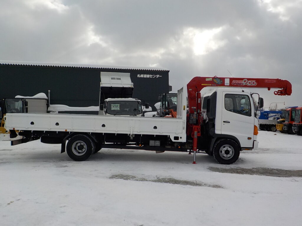 平成20年　レンジャー 4ｔ4段クレーンロング　★ラジコン★フックイン★荷台内寸548㎝×211㎝★